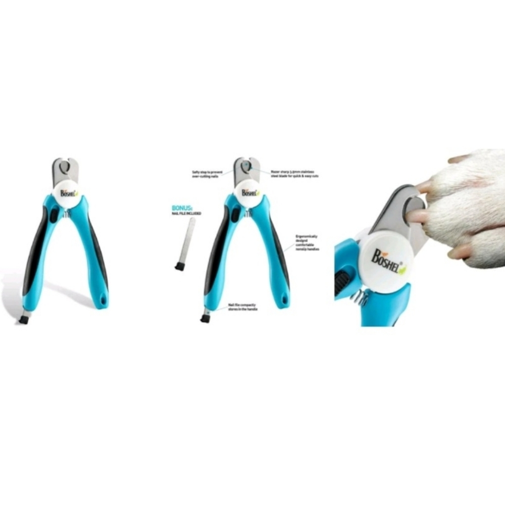 Boshel Large Dog Nail Clippers With Nail File And Safety Guard